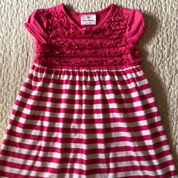 Hanna Andersson Other - Hanna Anderrson pink and white 4T cotton dress